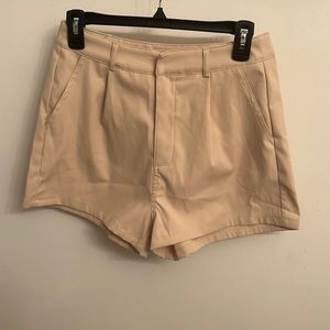 Cream colored shorts
